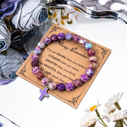 أساور مجوهرات للنساء المراهقات سوار متقاطع للمراهقات هدايا عيد الفصح المسيحية الفريدة للمراهقين هدايا عصرية in Kuwait