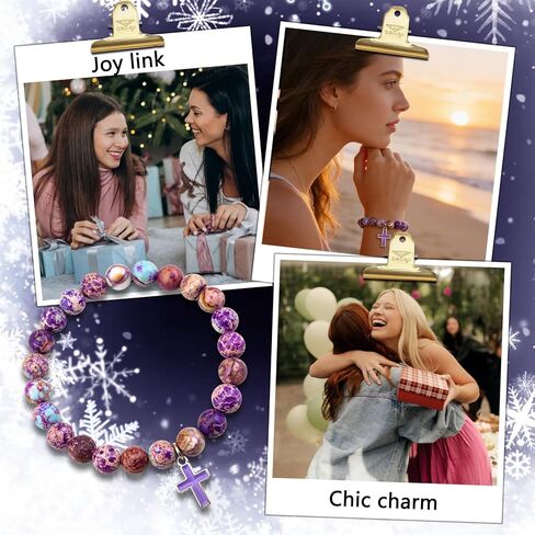 أساور مجوهرات للنساء المراهقات سوار متقاطع للمراهقات هدايا عيد الفصح المسيحية الفريدة للمراهقين هدايا عصرية in Kuwait