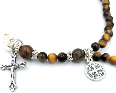 Wrist Rosary Tiger Eye Natural Stone in Saudi Arabia