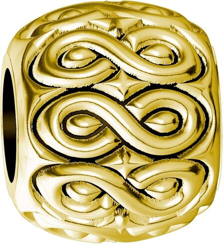 تكرار سوار سحر رمز اللانهاية من الذهب الأصفر عيار 14 قيراط in Kuwait