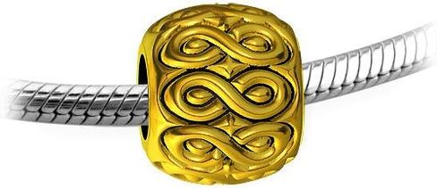 تكرار سوار سحر رمز اللانهاية من الذهب الأصفر عيار 14 قيراط in Kuwait