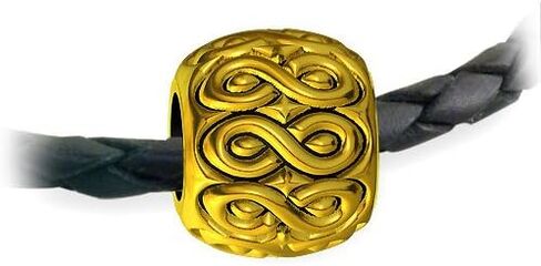 تكرار سوار سحر رمز اللانهاية من الذهب الأصفر عيار 14 قيراط in Kuwait