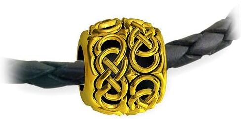 تكرار سوار سحر رمز اللانهاية المزدوج من الذهب الأصفر عيار 14 قيراط in Kuwait