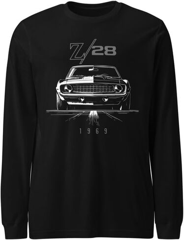 1969 Camaro Z28 Chevy Classic Cars American Muscle Car Fans Z/28 Long Sleeve Tee in Saudi Arabia