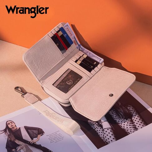 مونتانا ويست xWrangler محفظة نسائية بسيطة محفظة معصم للنساء RFID حجب محفظة القابض مع الأشرطة هدية in Saudi Arabia