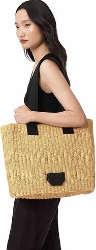 حقيبة AllSaints Izzy Paper East/West W163XE مقاس واحد طبيعي in Saudi Arabia