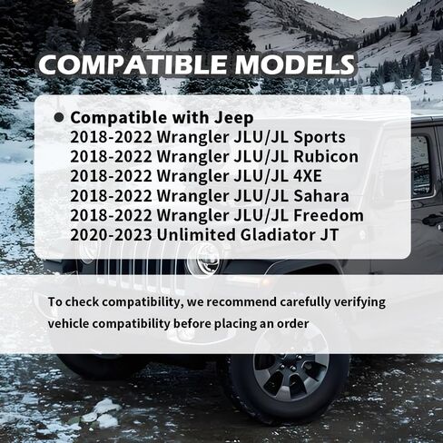 6PCS Car Door Latch Cover,Anti-dust Car Door Strike Protector for Cars Decorations,Cars Doors Lock Cover Compatible with Jeep 2018-2022 Wrangler JL JLU Sports Sahara Freedom 4XE in Saudi Arabia