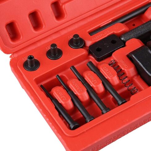 Dioche 13-Piece Motorcycle Chain Tool Set, Professional Chain Breaker Rivet Tool with Pin Guides for 420 520 530 630 Drive Chains, Motorcycle Chain Cutter Splitter Kit for Repair & Maintenance in Saudi Arabia