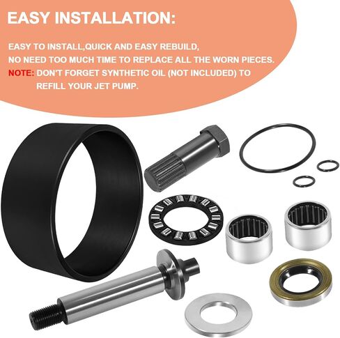 YMT Complete Jet Pump Rebuild Kit & Impeller Removal Installation Tool Compatible with SeaDoo 1998-2006 GTI GTX RFI RX RXDI XP Limited GSX GTS LRV DI in Saudi Arabia