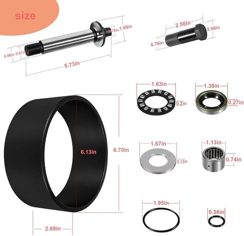 YMT Complete Jet Pump Rebuild Kit & Impeller Removal Installation Tool Compatible with SeaDoo 1998-2006 GTI GTX RFI RX RXDI XP Limited GSX GTS LRV DI in Saudi Arabia
