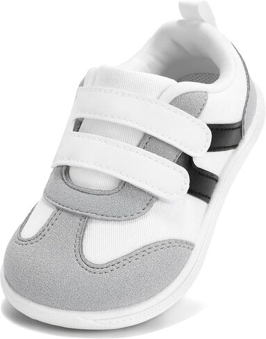 Toddler Wide Toe Box Barefoot Shoes for Boys & Girls Zero Drop Sneakers Little Kids Tennis Running Casual Shoes Baby First Walking Non-Slip Shoe Lightweight Comfort Outdoor Activities in Saudi Arabia