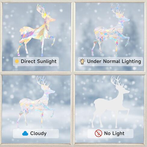 Anwyll Glitter Christmas Snowflake Window Clings,Silver Christmas Snowflake Window Decals Stickers,93Pcs Xmas Winter Holiday Snowflake Window Clings for Winter Wonderland Christmas Glass Window Decor in Saudi Arabia