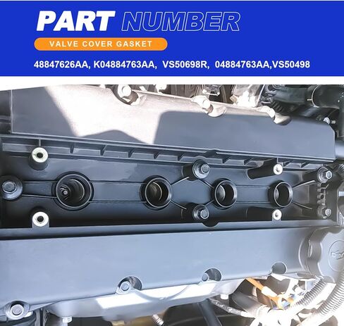 VS50698R مجموعة حشية غطاء الصمام لكرايسلر 200 دودج أفينجر جيب باتريوت كومباس 2 4 لتر 2009-2020 استبدال يشمل أختام شمعة الإشعال OEM K04884763AA in Saudi Arabia