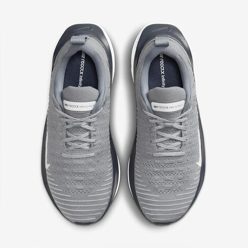 Nike InfinityRN 4 (Team) Women's Road Running Shoes (FJ1222-009, Cool Grey/College Navy/White) Size 8 in Saudi Arabia