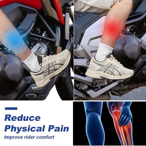 Xitomer الطريق السريع Footpeg يتصاعد صالح ل NC750X / ABS NC750X DCT/ABS 2021-2024 دراجة نارية متسابق طوي الطريق السريع ربط يتصاعد رايدر Footpeg عدة in Kuwait