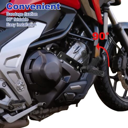 Xitomer الطريق السريع Footpeg يتصاعد صالح ل NC750X / ABS NC750X DCT/ABS 2021-2024 دراجة نارية متسابق طوي الطريق السريع ربط يتصاعد رايدر Footpeg عدة in Kuwait