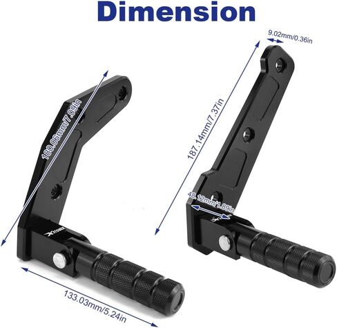 Xitomer الطريق السريع Footpeg يتصاعد صالح ل NC750X / ABS NC750X DCT/ABS 2021-2024 دراجة نارية متسابق طوي الطريق السريع ربط يتصاعد رايدر Footpeg عدة in Kuwait
