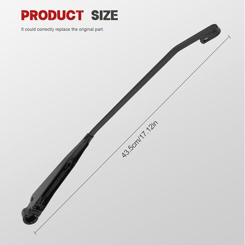 42631 Front Windshield Wiper Arm for F-150 F-250 Bronco 1991-1996, F-350 F-Super Duty 1991-1997, Replaces F4TZ17526A F1TZ17526AA in Saudi Arabia