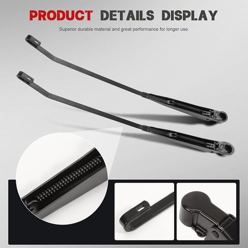 42631 Front Windshield Wiper Arm for F-150 F-250 Bronco 1991-1996, F-350 F-Super Duty 1991-1997, Replaces F4TZ17526A F1TZ17526AA in Saudi Arabia