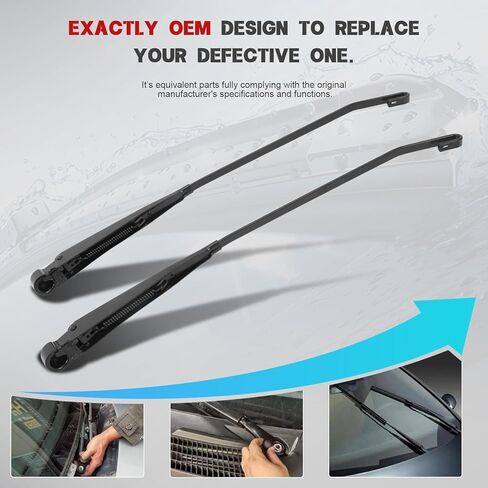 42631 Front Windshield Wiper Arm for F-150 F-250 Bronco 1991-1996, F-350 F-Super Duty 1991-1997, Replaces F4TZ17526A F1TZ17526AA in Saudi Arabia