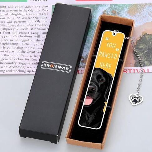 Black Lab Gifts for Women Men, Labrador Retriever Gifts Bookmark, Dog Mom Gift for Women, Gift for Labrador Dog Lovers Owners, Easter Basket Stuffers for Kids Adults,Reading Accessories for Book Lover in Saudi Arabia