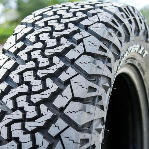 Venom Power Terra Hunter X/T 2 Truck/SUV All-Terrain Mud Off-Road Radial Tire-255/65R17 255/65/17 255/65-17 114T نطاق التحميل XL 4-Ply RWL أحرف بيضاء مرتفعة in Kuwait