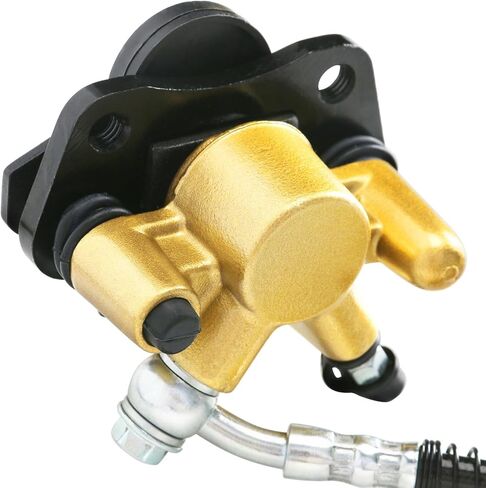 Front Hydraulic Twin Brake Caliper Kit - Foot Brake Master Cylinder and Dual Calipers for 110cc 125cc 150cc 200cc 250cc ATV, Quad, Go Kart in Kuwait