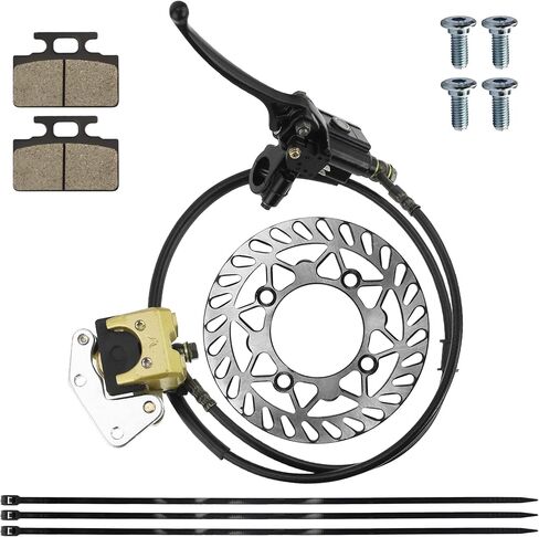 PRO BAT Hydraulic Front Brake Caliper Cylinder For 90cc 110cc 125cc 150cc SSR Taotao Pit Bike, Golden in Saudi Arabia