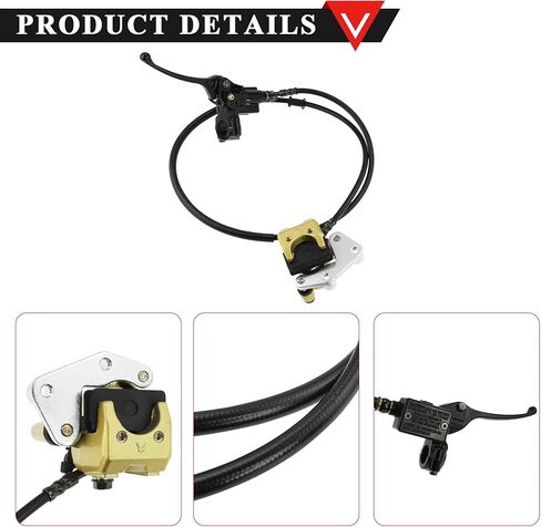 PRO BAT Hydraulic Front Brake Caliper Cylinder For 90cc 110cc 125cc 150cc SSR Taotao Pit Bike, Golden in Saudi Arabia