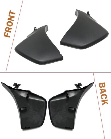 Front Bumper End Caps for Toyota Tacoma 2012 2013 2014 2015, With Wheel Opening Flares, Set of Pair Driver & Passenger Side, Replace# 5211304050 5211204050 TO1004177 TO1005177 in Saudi Arabia