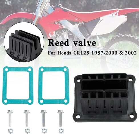Areyourshop Motorcycle Reed Valve V4R01D fit for Honda CR125 1987-2000 & 2002 in Saudi Arabia