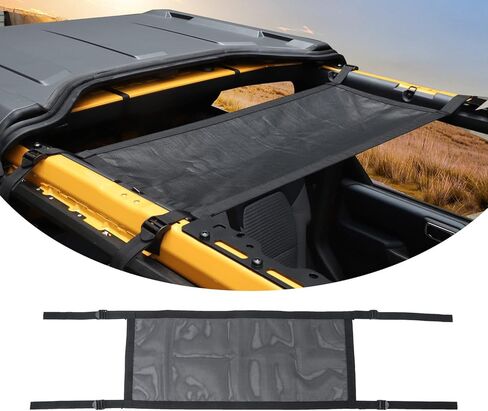 Jimen Roof Top Cargo Net Compatible with Ford Bronco 2 Door 4 Door 2021-2023 in Saudi Arabia