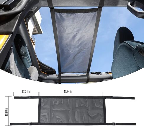 Jimen Roof Top Cargo Net Compatible with Ford Bronco 2 Door 4 Door 2021-2023 in Saudi Arabia