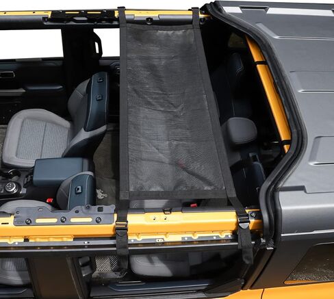Jimen Roof Top Cargo Net Compatible with Ford Bronco 2 Door 4 Door 2021-2023 in Saudi Arabia