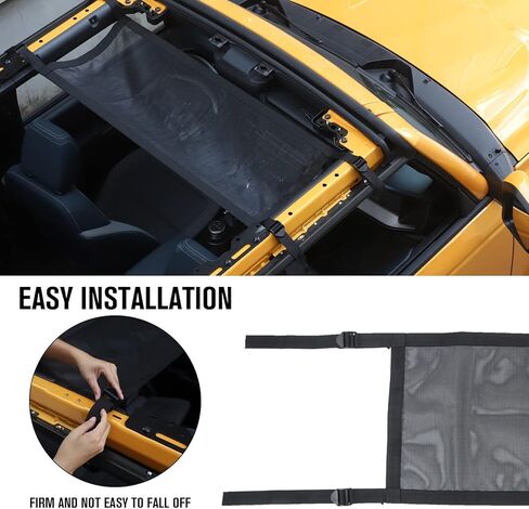 Jimen Roof Top Cargo Net Compatible with Ford Bronco 2 Door 4 Door 2021-2023 in Saudi Arabia
