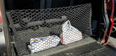 Rear Trunk Organizer Cargo Net for Honda Element 2003-2011– Envelope Style Cargo Net for SUV - Premium Mesh Car Trunk Organizer Vehicle Carrier Storage – Compatible with Element in Saudi Arabia