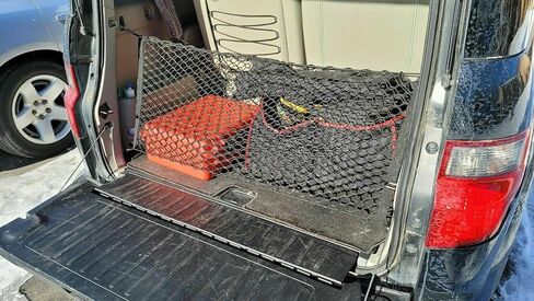 Rear Trunk Organizer Cargo Net for Honda Element 2003-2011– Envelope Style Cargo Net for SUV - Premium Mesh Car Trunk Organizer Vehicle Carrier Storage – Compatible with Element in Saudi Arabia