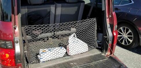 Rear Trunk Organizer Cargo Net for Honda Element 2003-2011– Envelope Style Cargo Net for SUV - Premium Mesh Car Trunk Organizer Vehicle Carrier Storage – Compatible with Element in Saudi Arabia