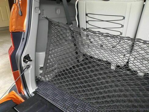 Rear Trunk Organizer Cargo Net for Honda Element 2003-2011– Envelope Style Cargo Net for SUV - Premium Mesh Car Trunk Organizer Vehicle Carrier Storage – Compatible with Element in Saudi Arabia