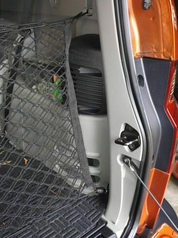 Rear Trunk Organizer Cargo Net for Honda Element 2003-2011– Envelope Style Cargo Net for SUV - Premium Mesh Car Trunk Organizer Vehicle Carrier Storage – Compatible with Element in Saudi Arabia