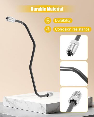 1 Pair Front Brake Line Hose Compatible with 4Runner SR5B 1996-2002, Brake Tube Caliper Replace 47314-35330 47316-35250 in Kuwait