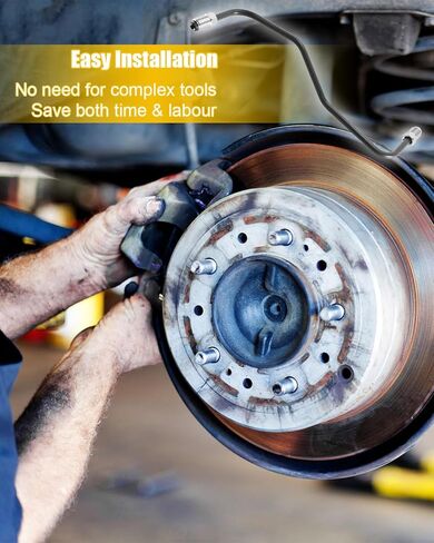 1 Pair Front Brake Line Hose Compatible with 4Runner SR5B 1996-2002, Brake Tube Caliper Replace 47314-35330 47316-35250 in Kuwait