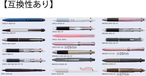 Mitsubishi Pencil Jetstream SXRML07.24 Ballpoint Pen Refills, Long Lasting Refill, 0.7, Black, 10 Pieces in Saudi Arabia