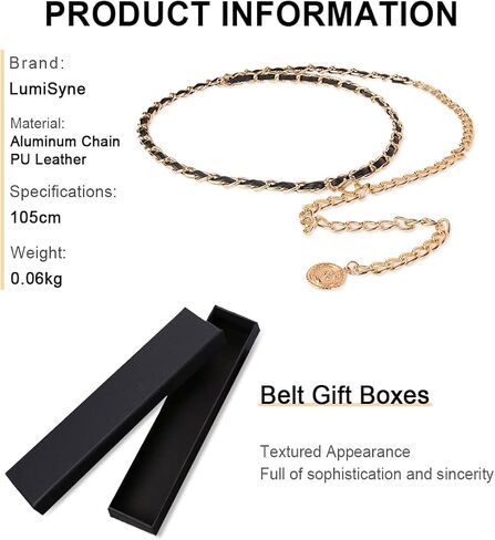 Vintage Leather Chain Belt Women Leather Woven Portrait Pendant Layered Waist Chain Adjustable Gold Body Chain in Saudi Arabia