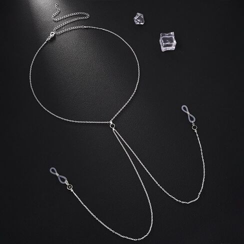 Green CZ Nipple Noose Body Chains for Women Non Piercing Nipple Rings Emerald Crystal Dangle Bra Chest Chain Adjustable Choker Necklace Summer Beach Bikini Body Jewelry in Saudi Arabia