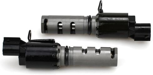 2 قطعة 15330-0C010 15330-0C020 محرك متغير توقيت الصمام VVT مدخل الملف اللولبي والعادم، توقيت الصمام المتغير VVT الملف اللولبي متوافق مع Hilux 2016-2018 Tacoma2016-2021 in Kuwait