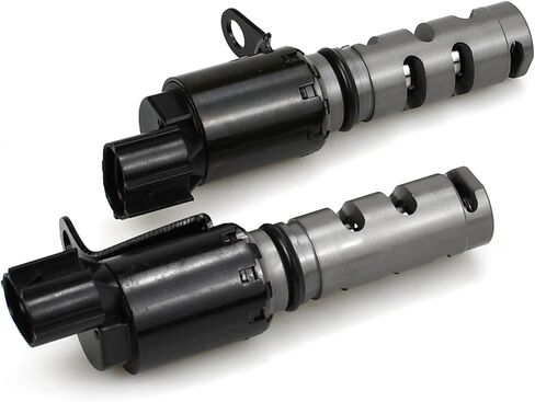 2 قطعة 15330-0C010 15330-0C020 محرك متغير توقيت الصمام VVT مدخل الملف اللولبي والعادم، توقيت الصمام المتغير VVT الملف اللولبي متوافق مع Hilux 2016-2018 Tacoma2016-2021 in Kuwait