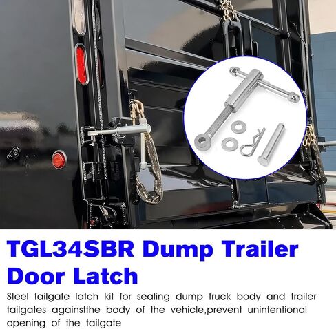 مجموعة مزلاج الباب الخلفي TGL3410HDW استبدال مزلاج الباب الخلفي لشاحنة التفريغ TGL34SBR TGL3410 TGL3410ST أقفال الباب الخلفي للمقطورة، طقم تجميع قفل الباب الخلفي للشاحنة الثقيلة من الفولاذ in Kuwait