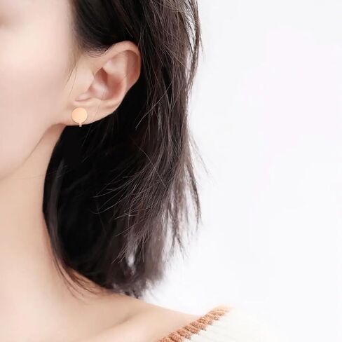 5 Pairs 12MM Pressure Earrings for Keloids,Round Compression Clip-on Earrings,5 Colors Stainless Steel Non-pierced Pressure Earrings,Adjustable Clip Earring for Women Men in Kuwait