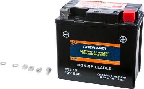 Fire Power Sealed Factory Activated Battery CTZ7S Compatible With Yamaha YFZ450R 2009-2017 in Saudi Arabia